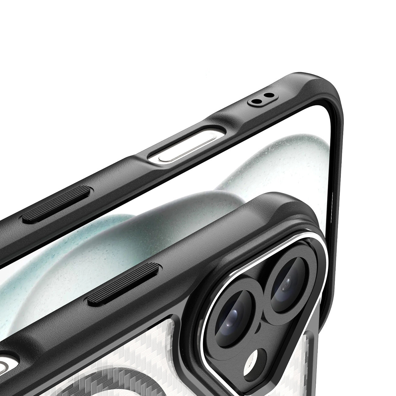 Leading Series MagSafe Silicone Case for iPhone 16 - Black_7