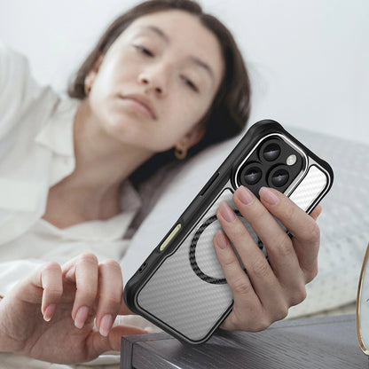 Leading Series MagSafe Silicone Case for iPhone 16 Pro - Black_5