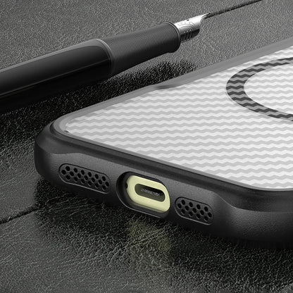 Leading Series MagSafe Silicone Case for iPhone 16 Pro Max - Black_10