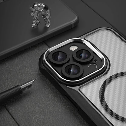 Leading Series MagSafe Silicone Case for iPhone 16 Pro Max - Black_4