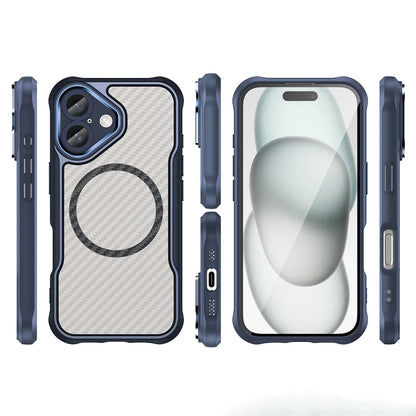 Leading Series MagSafe Silicone Case for iPhone 16 - Blue_2