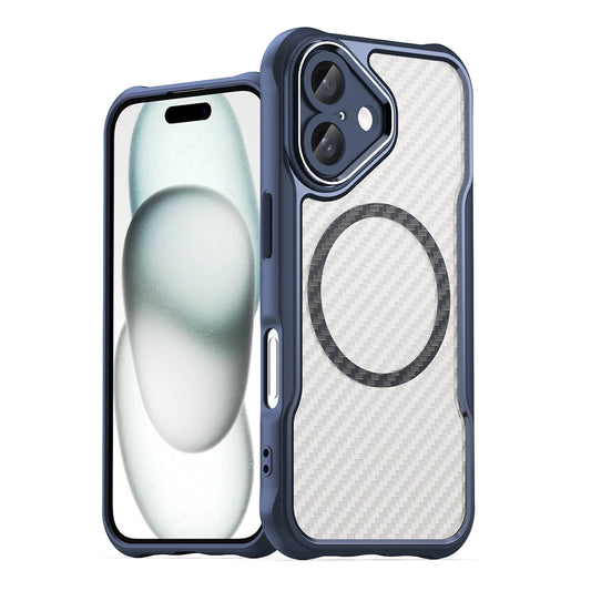 Leading Series MagSafe Silicone Case for iPhone 16 Plus - Blue_0