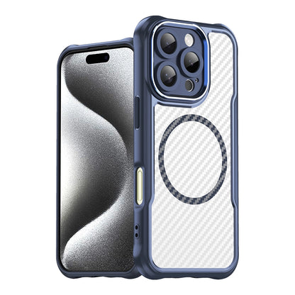 Leading Series MagSafe Silicone Case for iPhone 16 Pro Max - Blue_0
