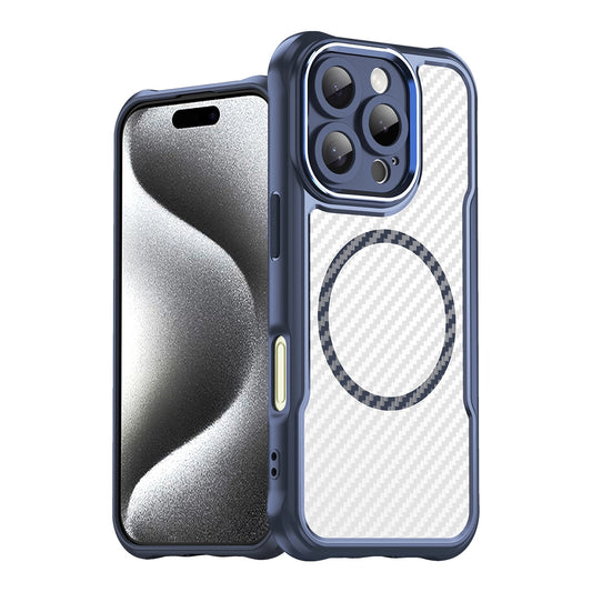Leading Series MagSafe Silicone Case for iPhone 16 Pro Max - Blue_0