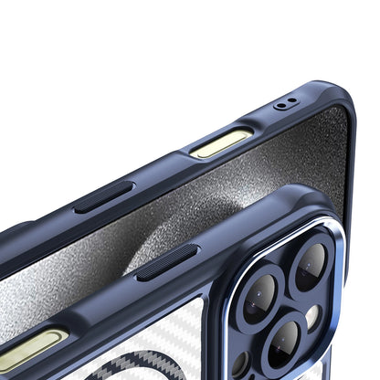 Leading Series MagSafe Silicone Case for iPhone 16 Pro Max - Blue_7