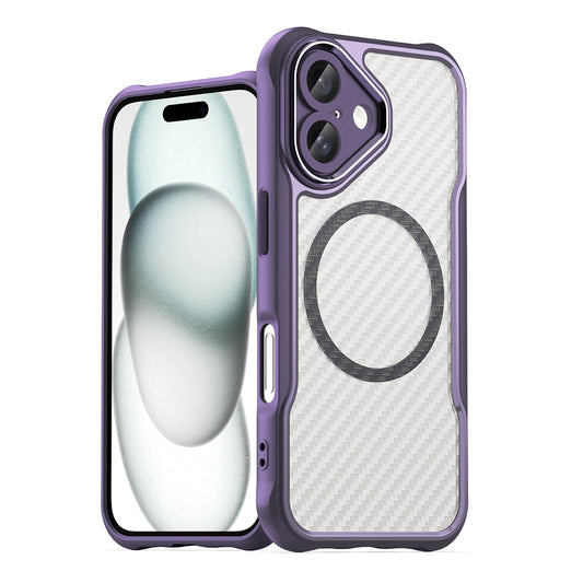 Leading Series MagSafe Silicone Case for iPhone 16 Plus - Purple_0