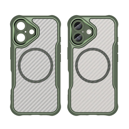 Leading Series MagSafe Silicone Case for iPhone 16 Plus - Green_1