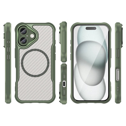 Leading Series MagSafe Silicone Case for iPhone 16 Plus - Green_2