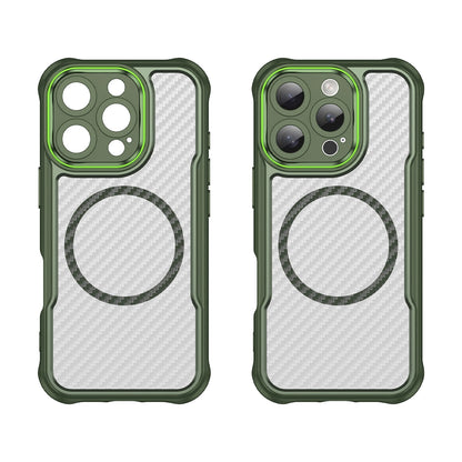 Leading Series MagSafe Silicone Case for iPhone 16 Pro - Green_1