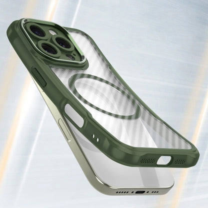 Leading Series MagSafe Silicone Case for iPhone 16 Pro - Green_3
