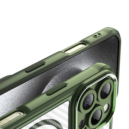 Leading Series MagSafe Silicone Case for iPhone 16 Pro - Green_7