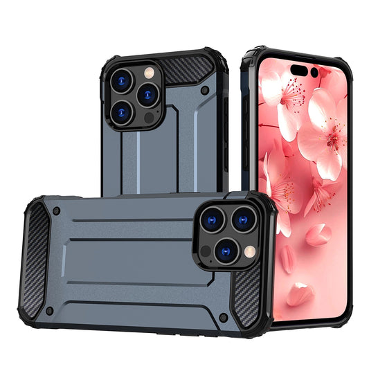 Hybrid Armor iPhone 16 Pro Case - Blue_0