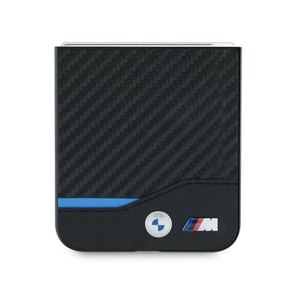 BMW Carbon Blue Line Case for Samsung Galaxy Z Flip 6 - Black_4