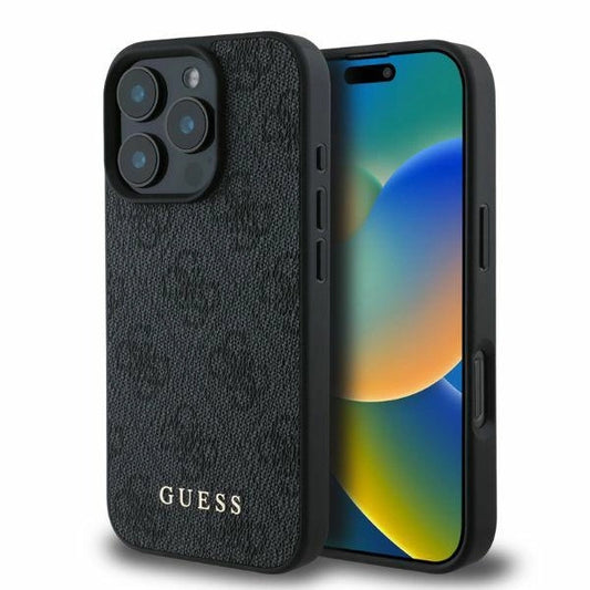 Guess 4G Classic iPhone 16 Pro Case - Black_0