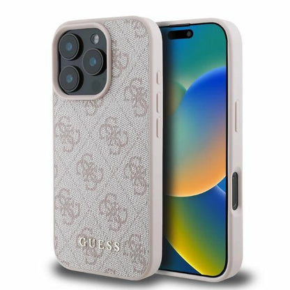 Guess 4G Classic iPhone 16 Pro Case - Pink_0