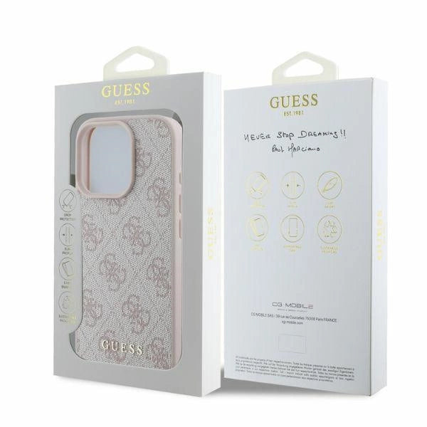 Guess 4G Classic iPhone 16 Pro Case - Pink_3