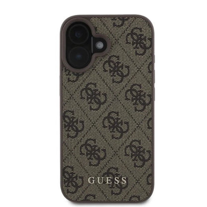 Guess 4G Classic iPhone 16 Case - Brown_2