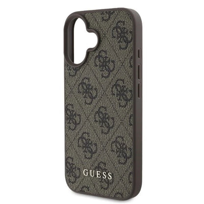 Guess 4G Classic iPhone 16 Case - Brown_3