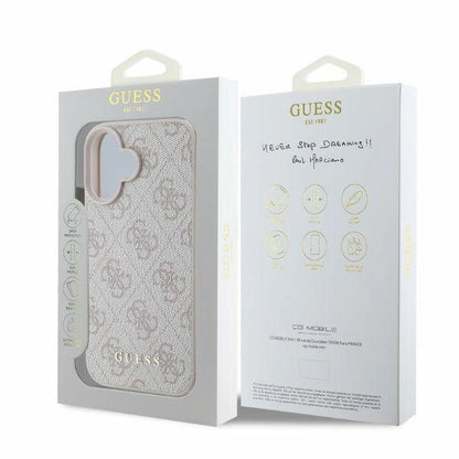 Guess 4G Classic iPhone 16 Case - Pink_3