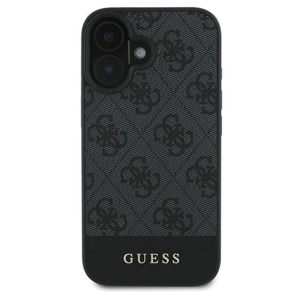 Guess 4G Bottom Stripe iPhone 16 Case - Gray_2
