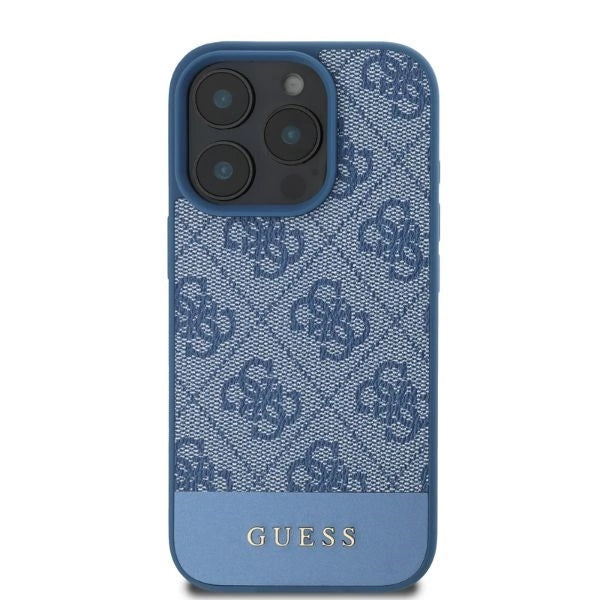 Etui Guess 4G Bottom Stripe na iPhone 16 Pro Max - niebieskie_2