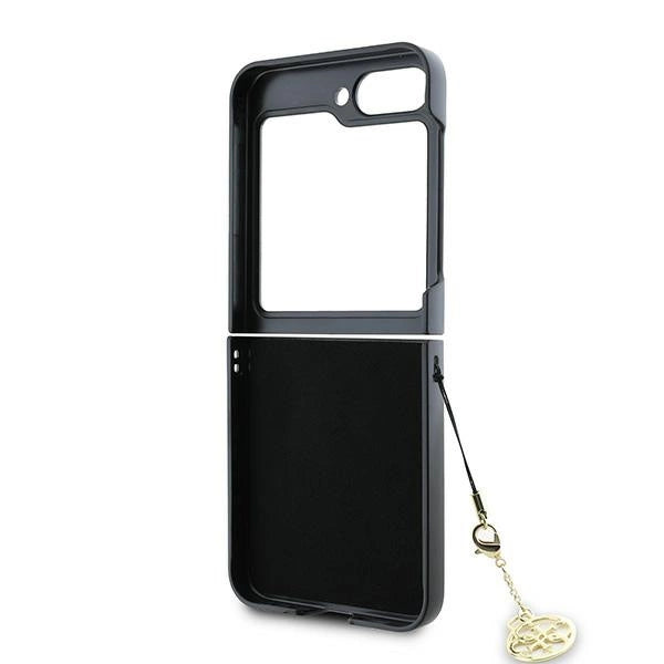 Guess 4G Charm Case for Samsung Galaxy Z Flip 6 - Brown_6