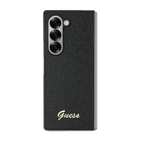 Guess 4G Glitter Script Case for Samsung Galaxy Z Fold 6 - Black_1
