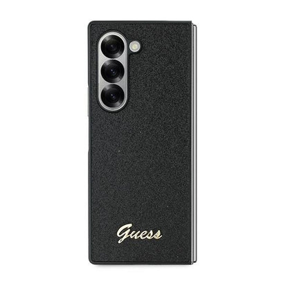 Guess 4G Glitter Script Case for Samsung Galaxy Z Fold 6 - Black_1