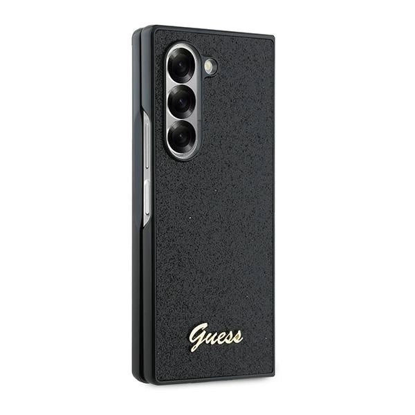 Guess 4G Glitter Script Case for Samsung Galaxy Z Fold 6 - Black_4