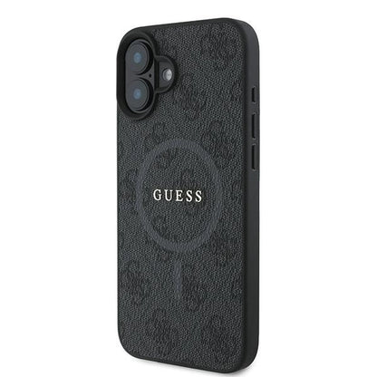 Guess 4G Ring Classic Logo MagSafe case for iPhone 16 Plus - black_1