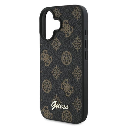 Guess Peony Script MagSafe iPhone 16 Plus Case - Black_5