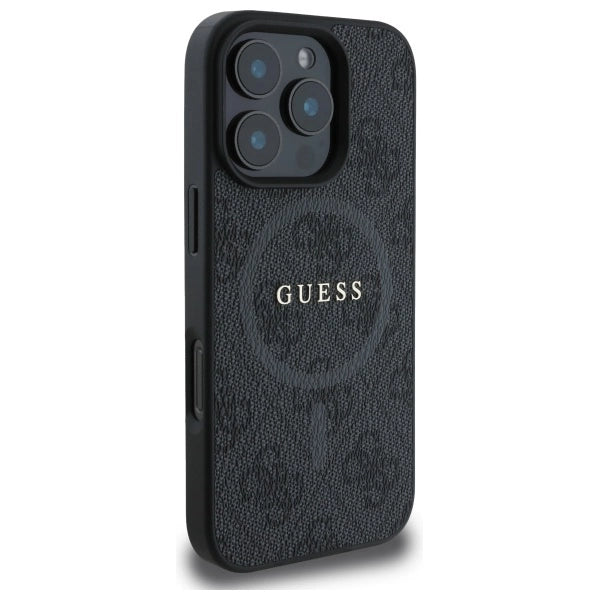 Guess 4G Ring Classic Logo MagSafe case for iPhone 16 Pro Max - black_3