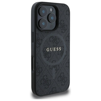 Guess 4G Ring Classic Logo MagSafe case for iPhone 16 Pro Max - black_3