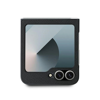 Karl Lagerfeld Saffiano Metal Pin Case for Samsung Galaxy Z Flip 6 - Black_2