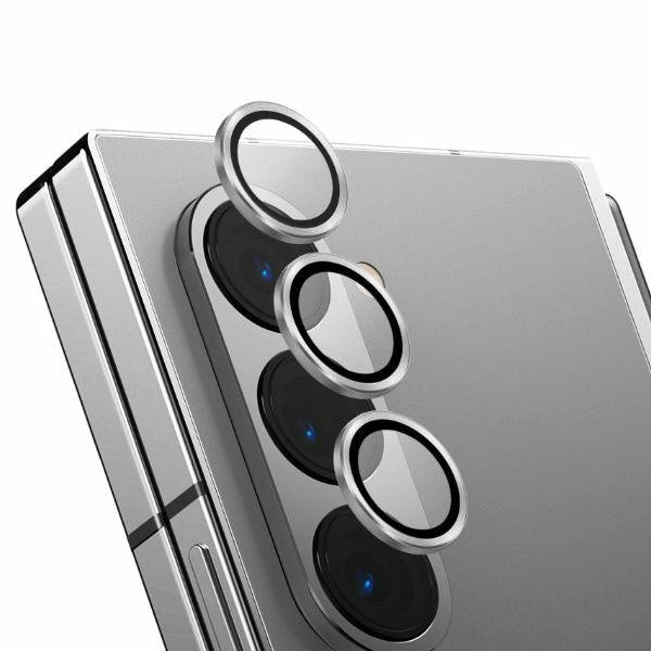 Uniq Optix Auminium Tempered Glass for Lens with Applicator for Samsung Galaxy Z Fold 6 - White_0
