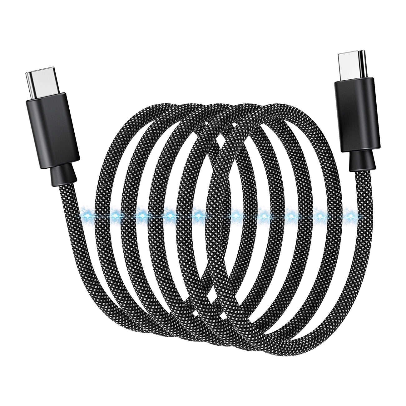 Choetech XCC-1054 240W Cable with Power Delivery 3.1 USB-C Magnetic 1.2m - Black_2