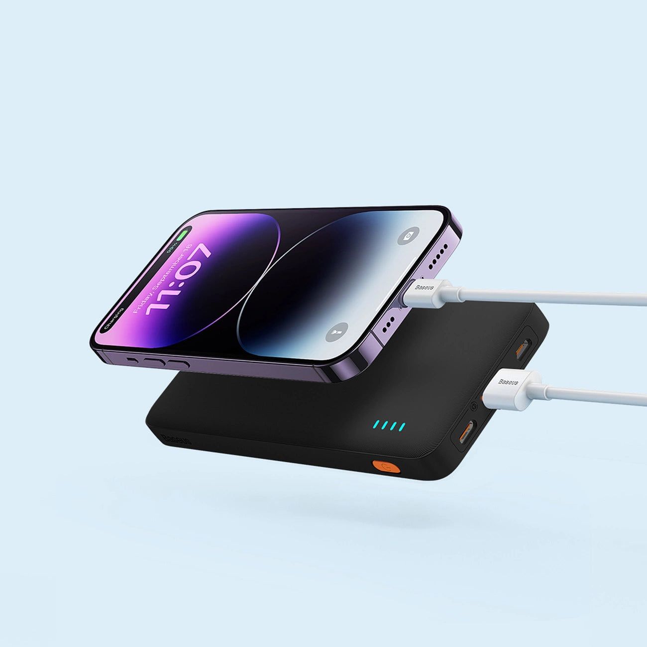 Baseus Airpow 20W 10000mAh Power Bank with Baseus Simple Series USB-A - USB-C 30cm Cable - Black_20