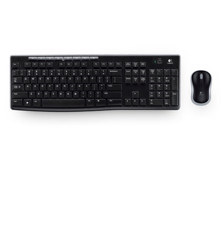 LOGITECH SPANISH KEYBOARD + MOUSE MK270 WIRELESS BLACK 920-004513_1