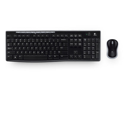 LOGITECH SPANISH KEYBOARD + MOUSE MK270 WIRELESS BLACK 920-004513_1