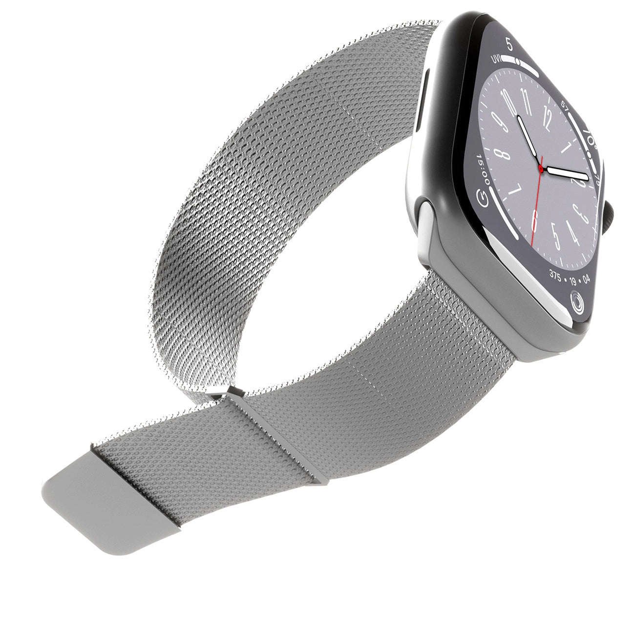 Puro Milanese Stainless Steel Strap for Apple Watch 42 / 44 / 45 / 49 mm - Silver_2