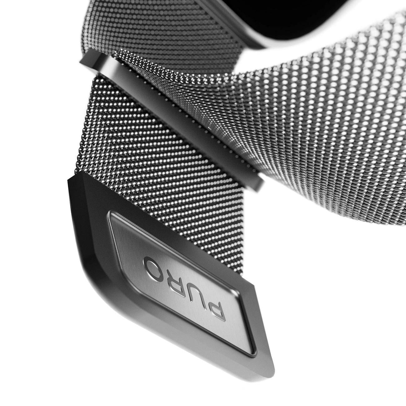 Puro Milanese Stainless Steel Strap for Apple Watch 42 / 44 / 45 / 49 mm - Silver_7