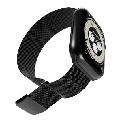 Puro 'MILANESE' watch band for Apple Watch 42-44-45-49m, black_3