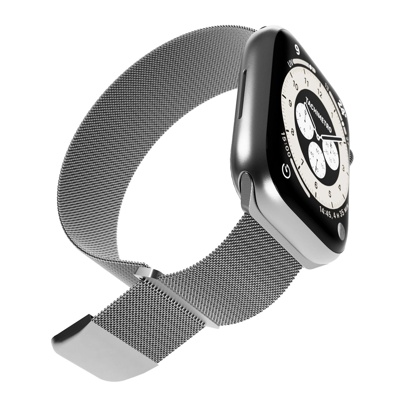 Puro Milanese Stainless Steel Apple Watch Band 38/40/41mm - Silver_3