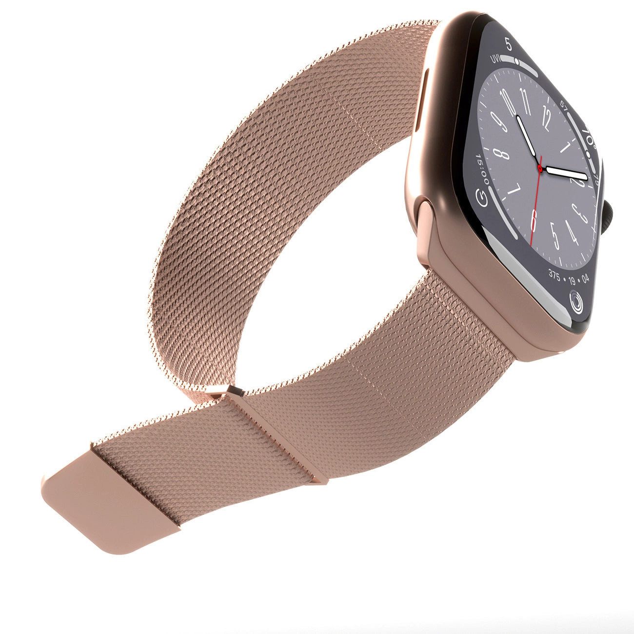 Puro Milanese Stainless Steel Apple Watch Band 38/40/41mm - Pink_2