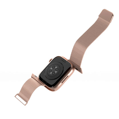Puro Milanese Stainless Steel Apple Watch Band 38/40/41mm - Pink_4