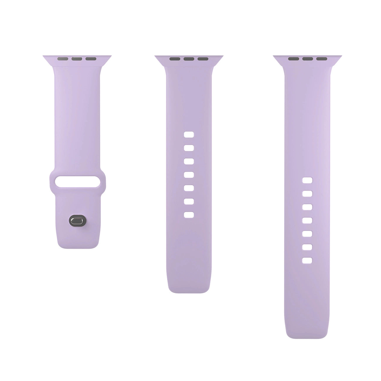 Puro Icon Silicone Strap for Apple Watch 42 / 44 / 45 / 49 mm - Lavender (2 pcs.)_4