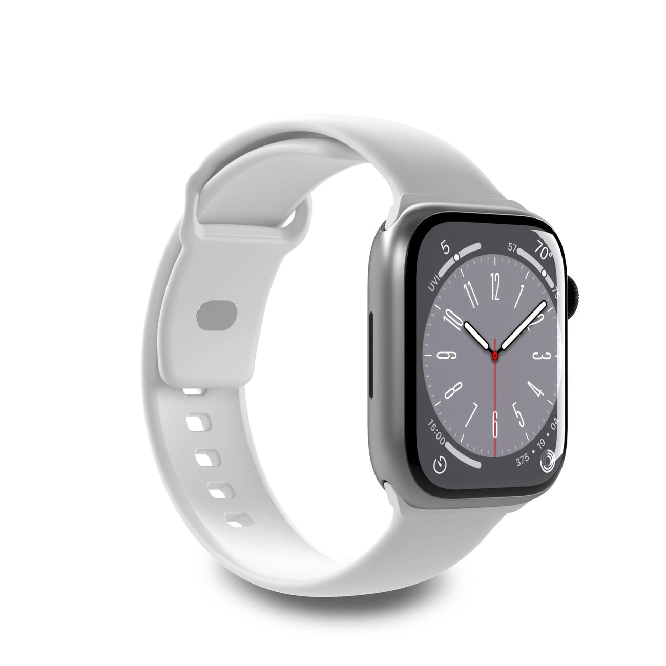 Puro Icon Silicone Strap for Apple Watch 38 / 40 / 41 mm - White (2 pcs.)_0