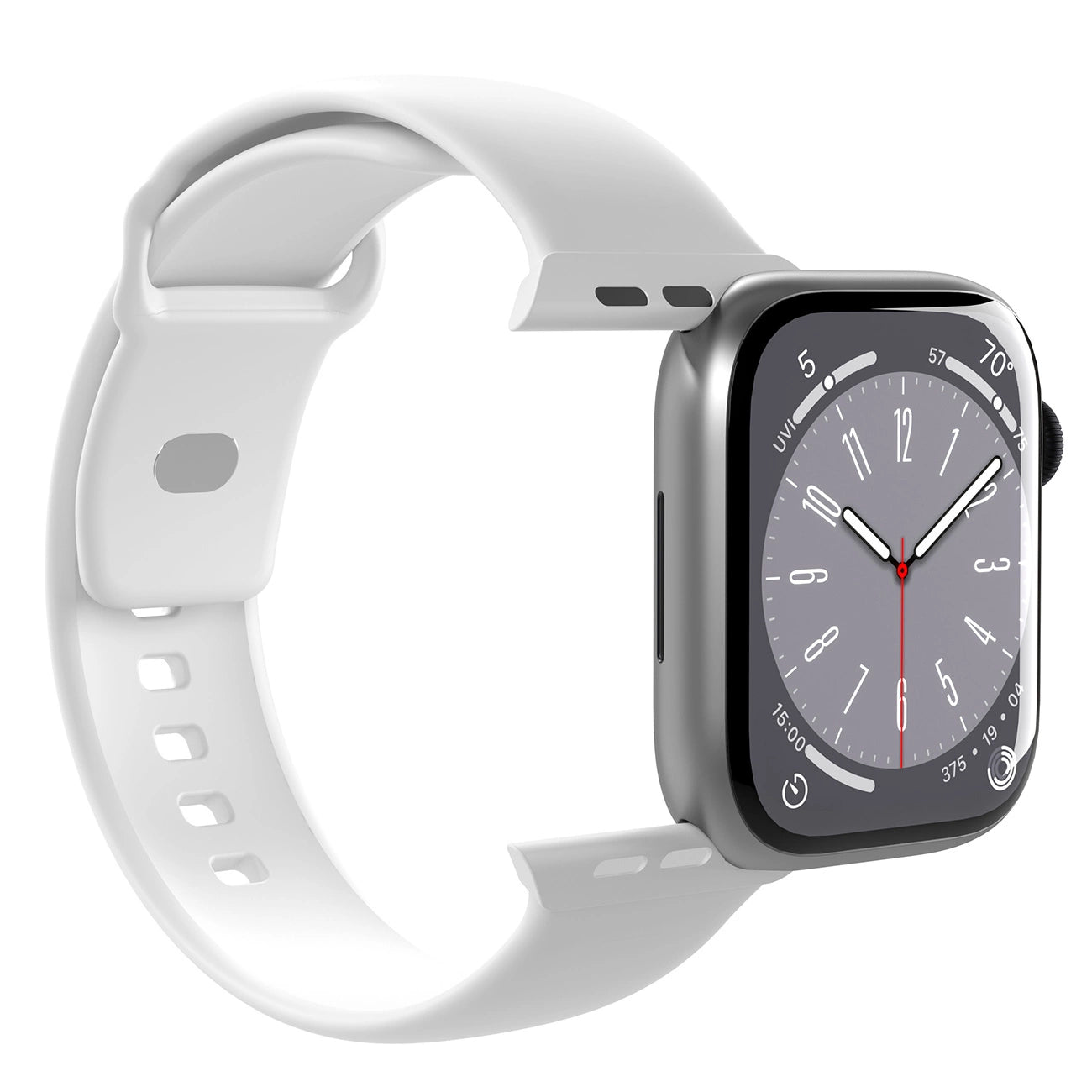 Puro Icon Silicone Strap for Apple Watch 38 / 40 / 41 mm - White (2 pcs.)_2