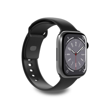 Puro Icon Silicone Strap for Apple Watch 38 / 40 / 41 mm - Black (2 pcs.)_0