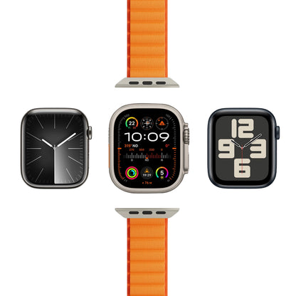 Puro Extreme Nylon Strap for Apple Watch 42 / 44 / 45 / 49 mm - Orange_1